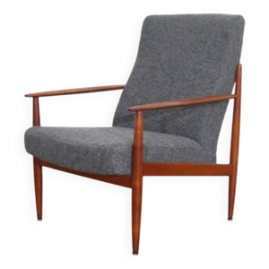 fauteuil scandinave en - teck