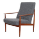 Fauteuil scandinave en teck 1960