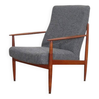 Fauteuil scandinave en teck 1960
