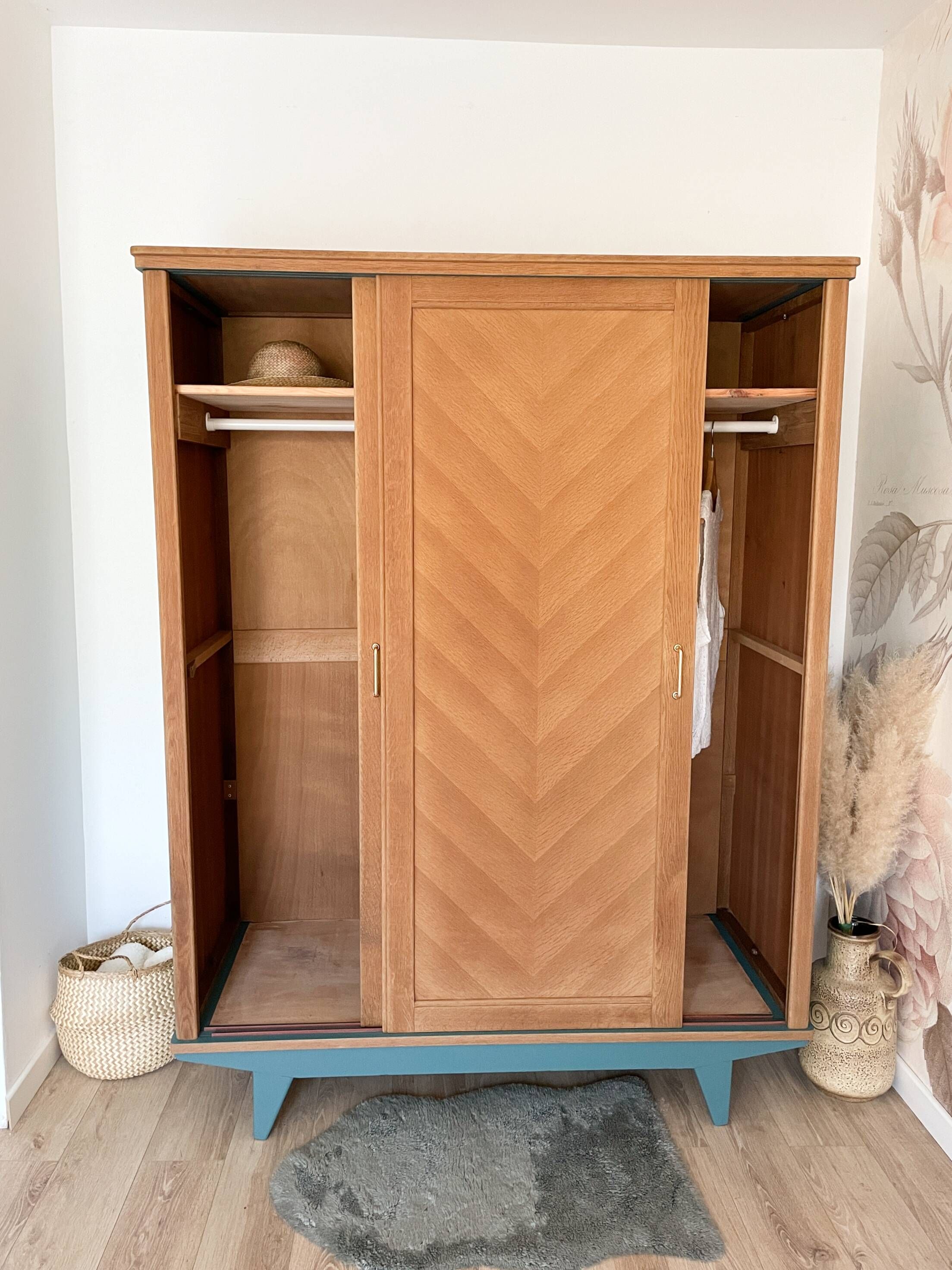 1960s sliding door wardrobe