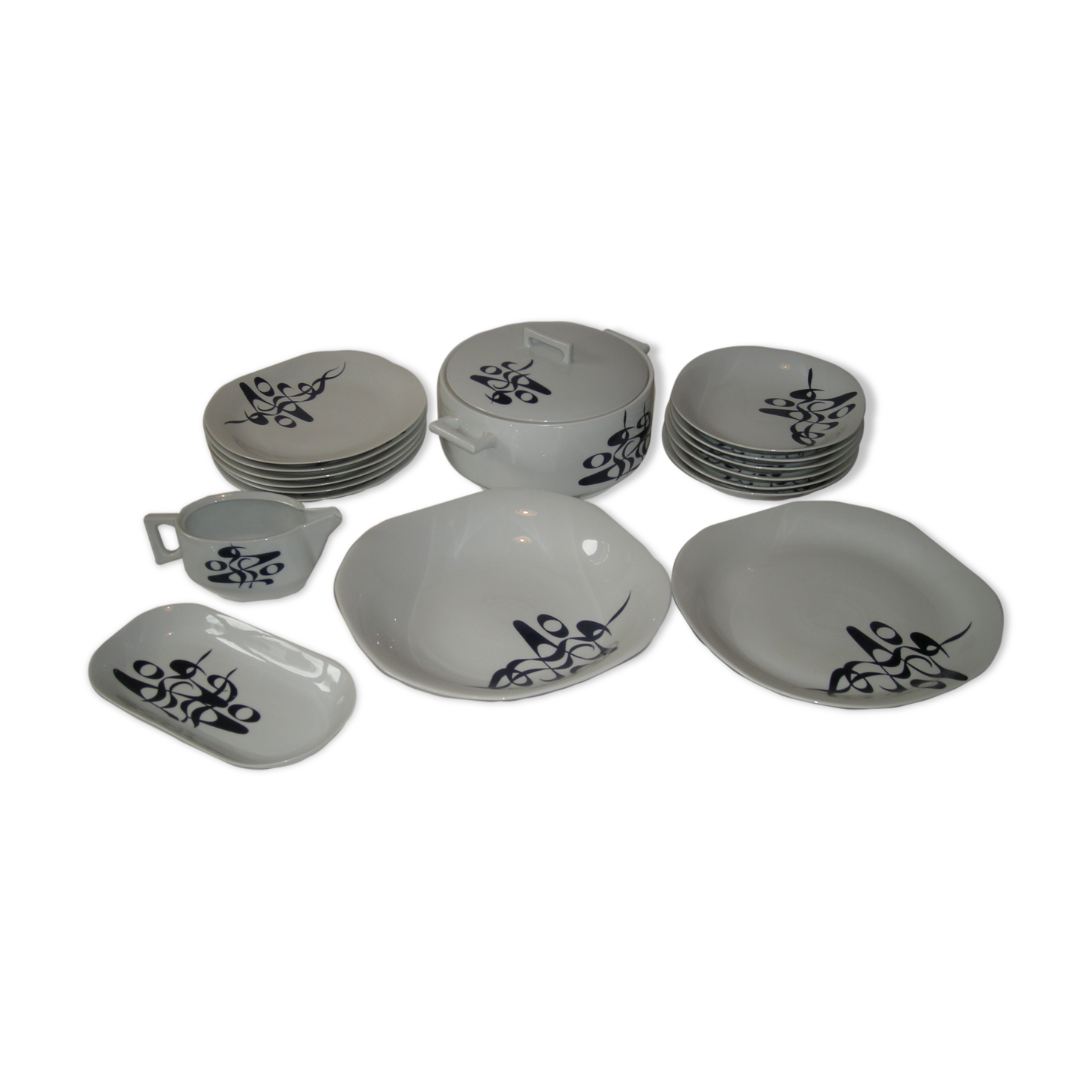 Patrick Viant-Benard porcelain service, Tokyo of the 70s