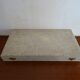 12 vintage stainless steel knives bone or bakelite sleeves in case