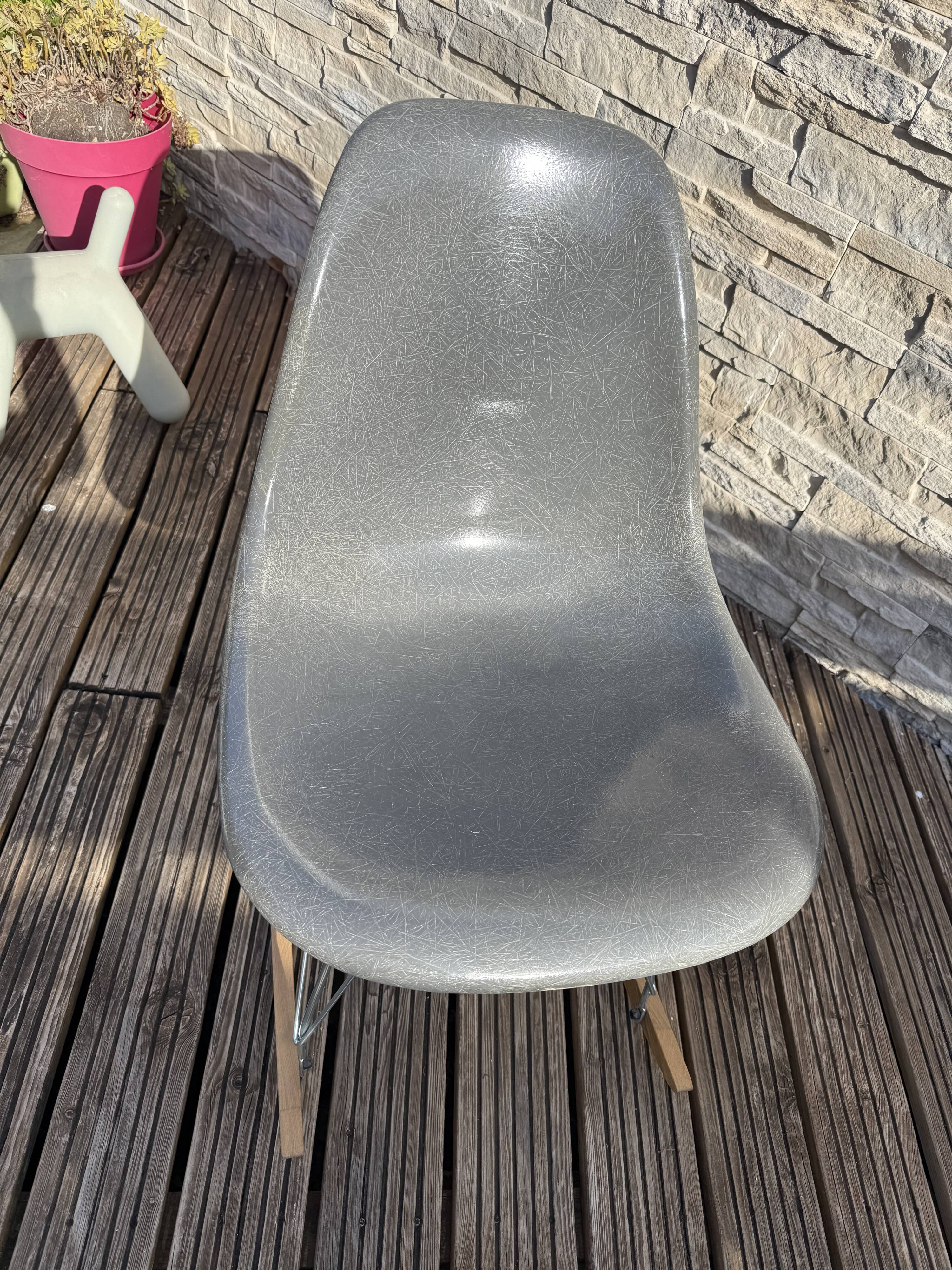 Eames Herman Miller rocking chair US 60s no Vitra