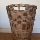 Panier à linge en rotin