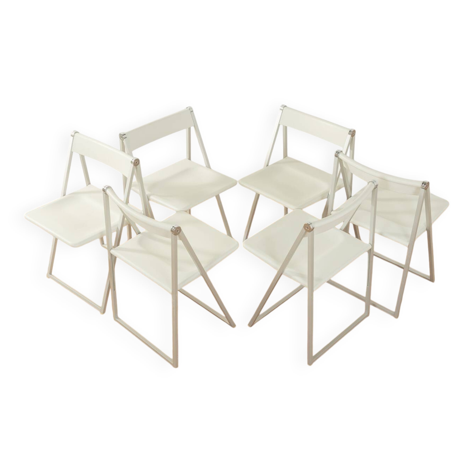 6x Team Form AG Folding Chairs by Interlübke, 70s
