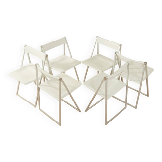 6 chaises pliantes Team Form AG par Interlübke, années 70