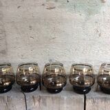 5 verres vintage