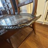 Louis XVI rolling dessert trolley