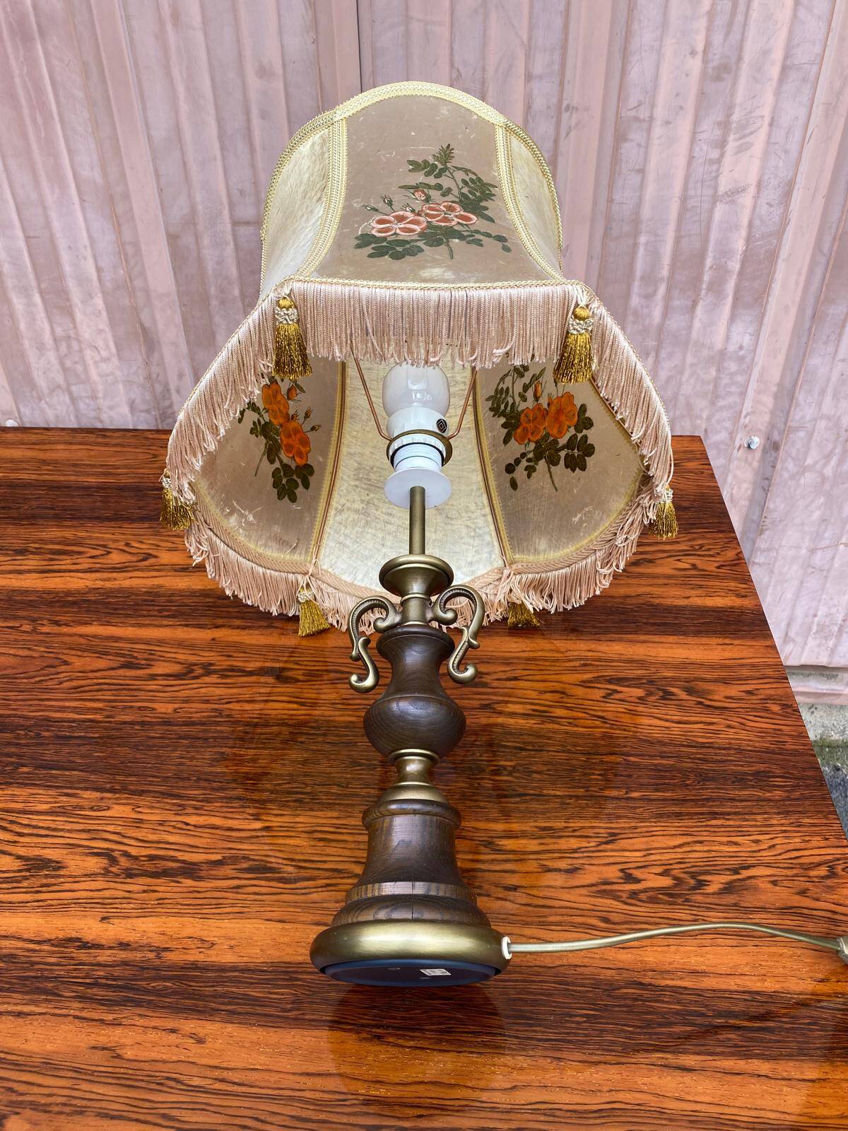 Vintage Kaiser Leuchten gold lamp