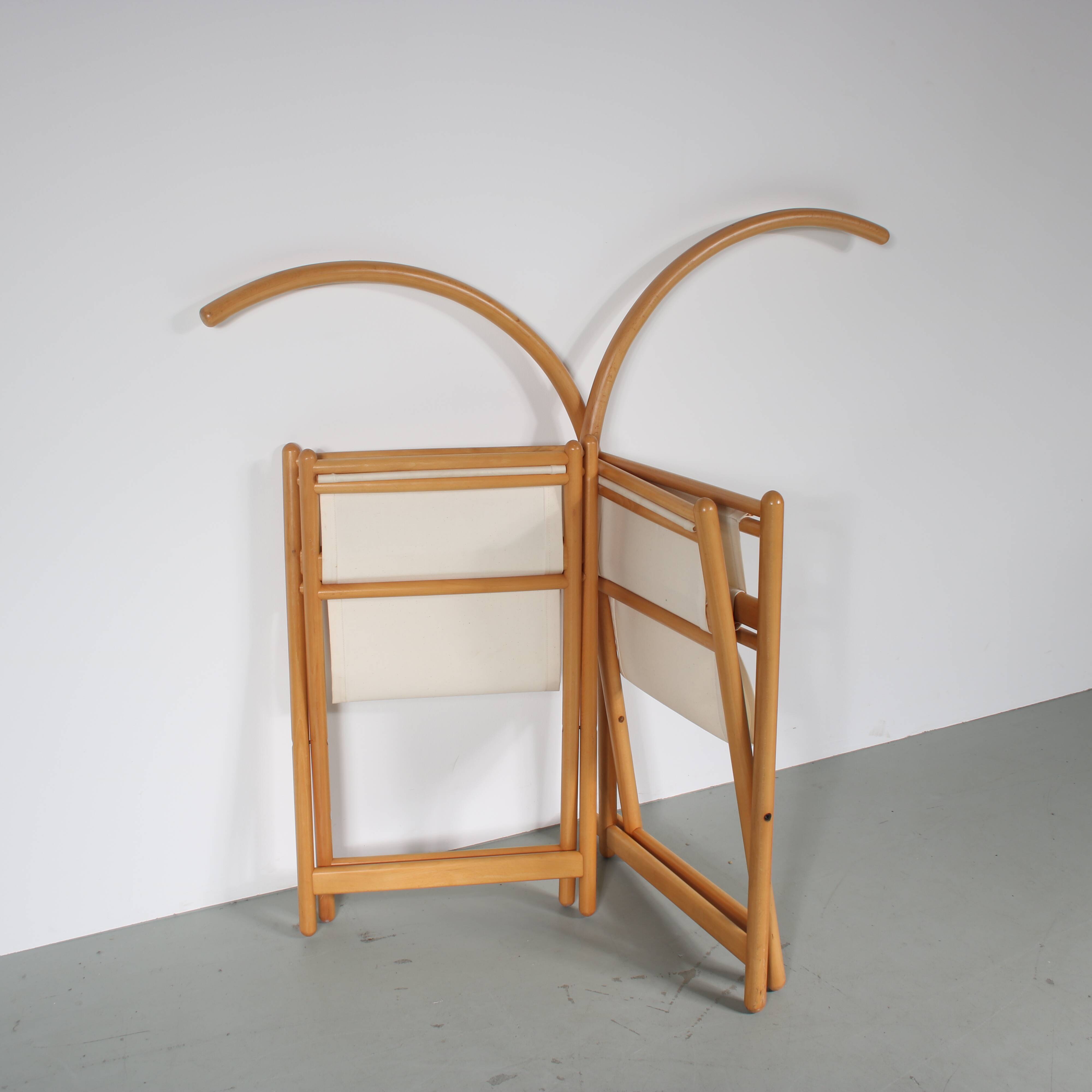 Chaise Vico Magistretti « Regina D'Africa » avec tabouret pour Alias, Italie 1970