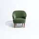 Carl Malmsten Swedish Lounge Chair, 1950s, in Mohair Velvet by Chase Erwin