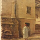Painting on canvas alley Orientalist