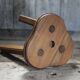 Tabouret vintage, tabouret bois, tabouret tripode , tabouret trilobé, porte