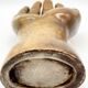 Large sculpture hand / empty pocket plaster 1960 jean Jacques Goma Vibreville