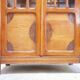 Vintage wooden showcase cabinet