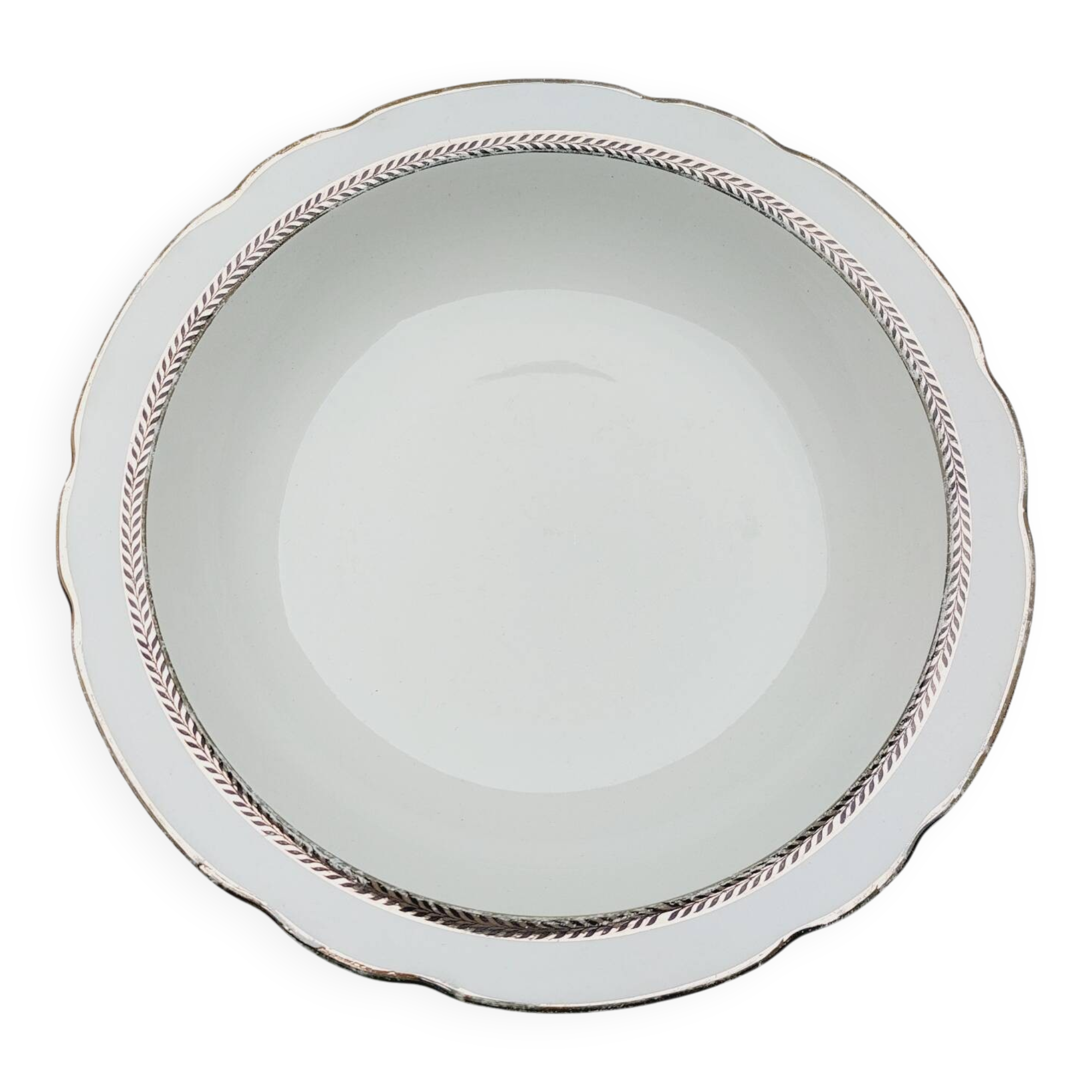 Plat de service creux Digoin Sarreguemines Turenne