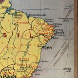 School map n°16 and 16 bis - Political South America
