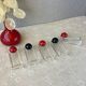 5 Guzzini 80s napkin clips, Ambrogio Rossari design