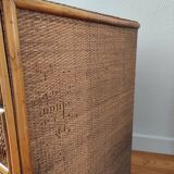 Rattan chest of drawers