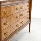 Buffet, cabinet Art Déco vintage italien en noyer foncé