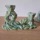 2 numbered Art Deco candlesticks - Possible Hubert Bequet