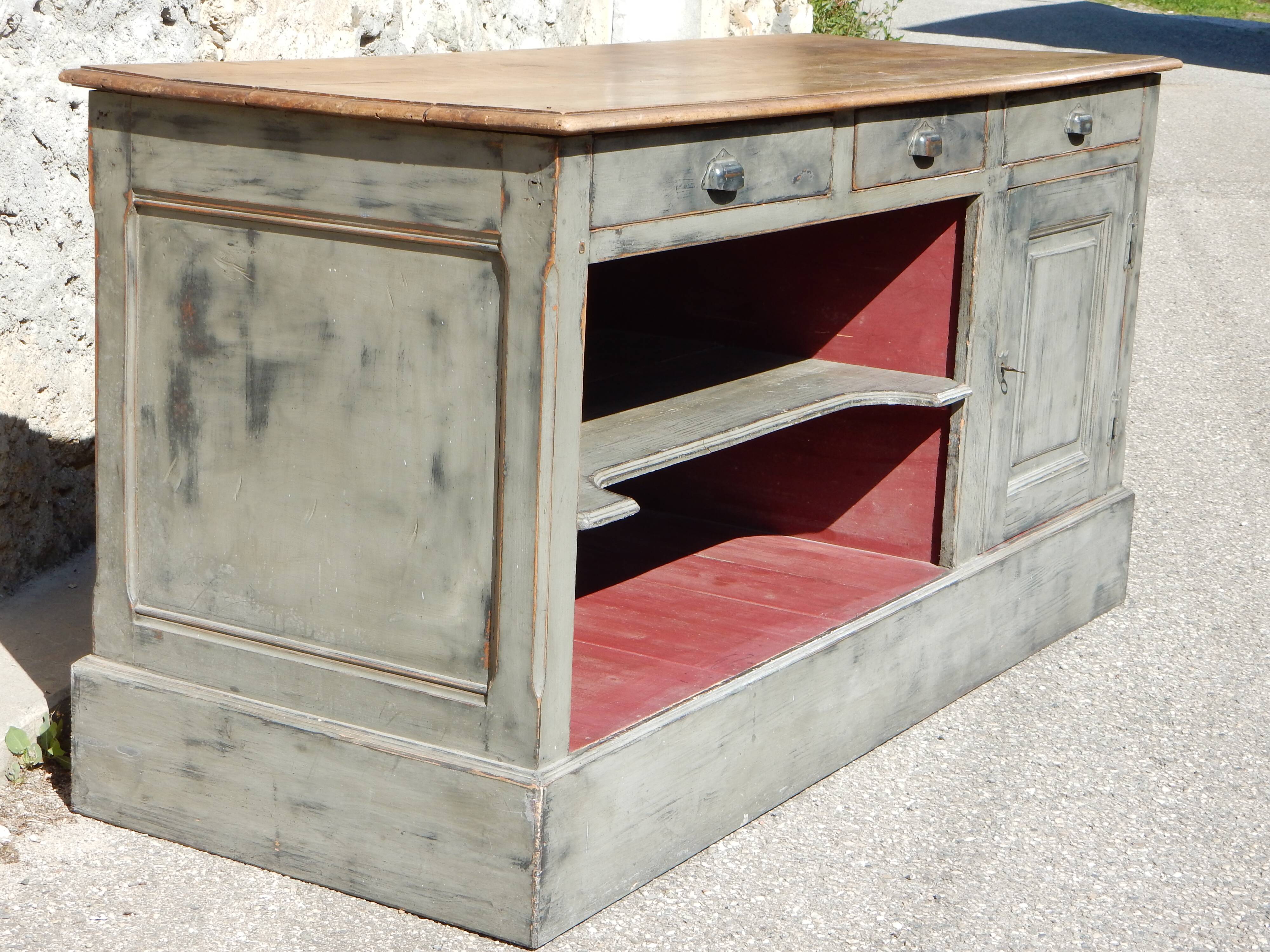 Old weathered counter/trade furniture/kitchen island