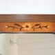 Vintage mirror with marquetry by cabinetmaker Paul Aumoine