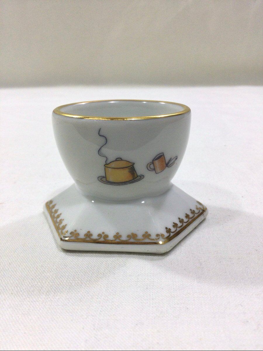 Limoges eggcup