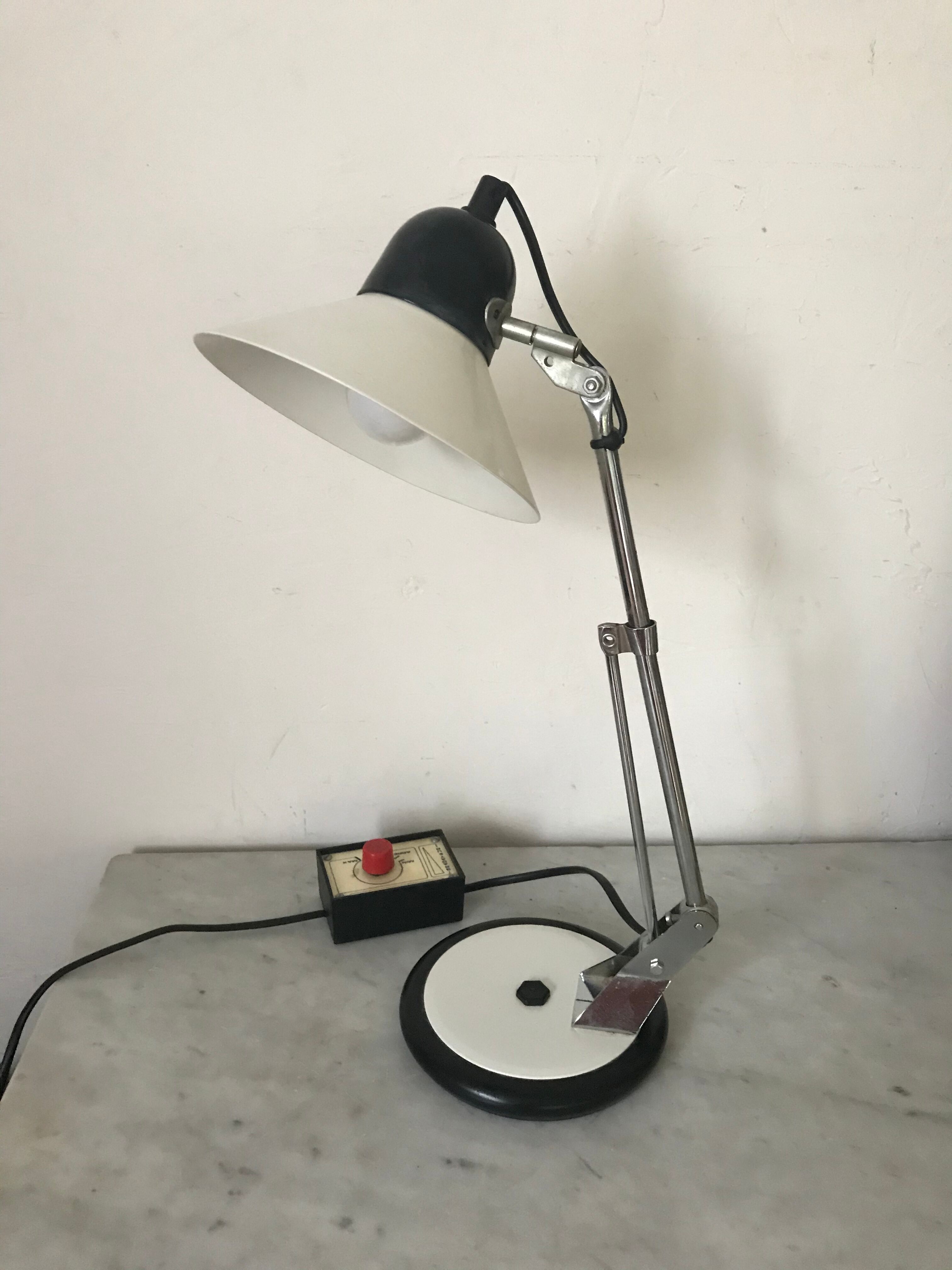 Vintage articulated desk lamp