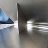 70s folded stainless steel stool