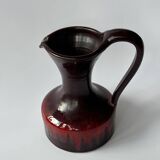 Enameled ceramic pitcher