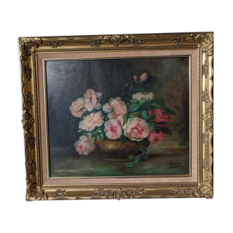 Still life with xixieme roses