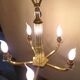 Art Deco chandelier attributed to Jacques Adnet, 1950s/60s.
