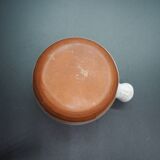 Stoneware rammekin with a ball handle