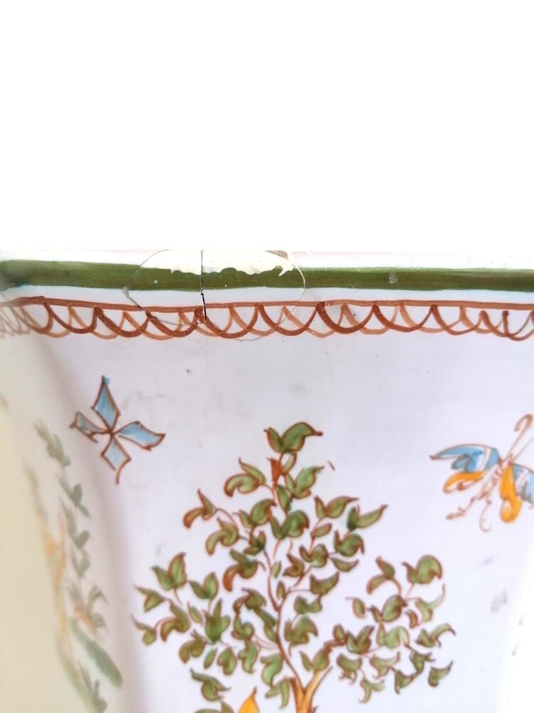 Vase Lallier in Moustiers 39cm