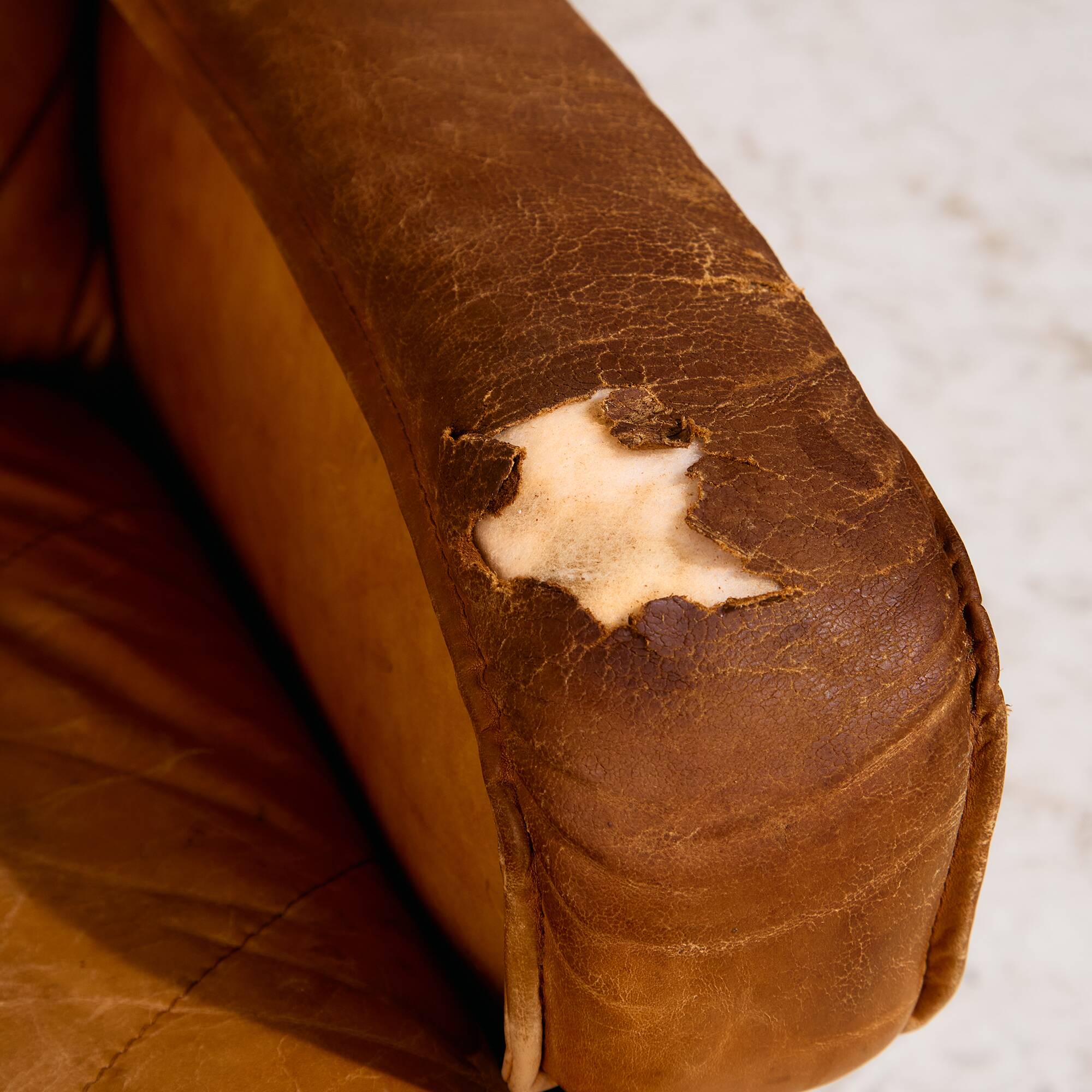 Leather sofa set, Set of 4