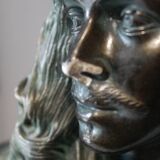 Molière bust in plaster