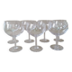 Set of 7 large crystal glasses for wine or cocktail tasting
