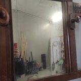 Coat racks, solid wood locker room