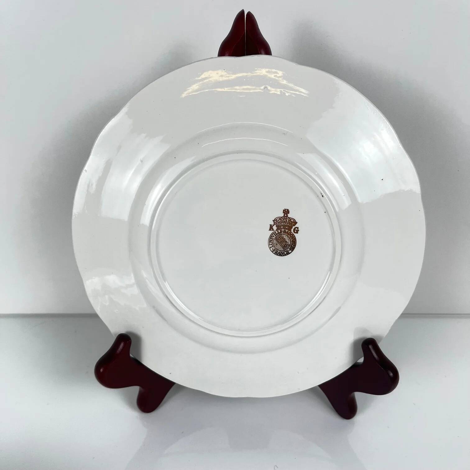Set of 6 KG Lunéville "Le Potager" dessert plates, 1950/70
