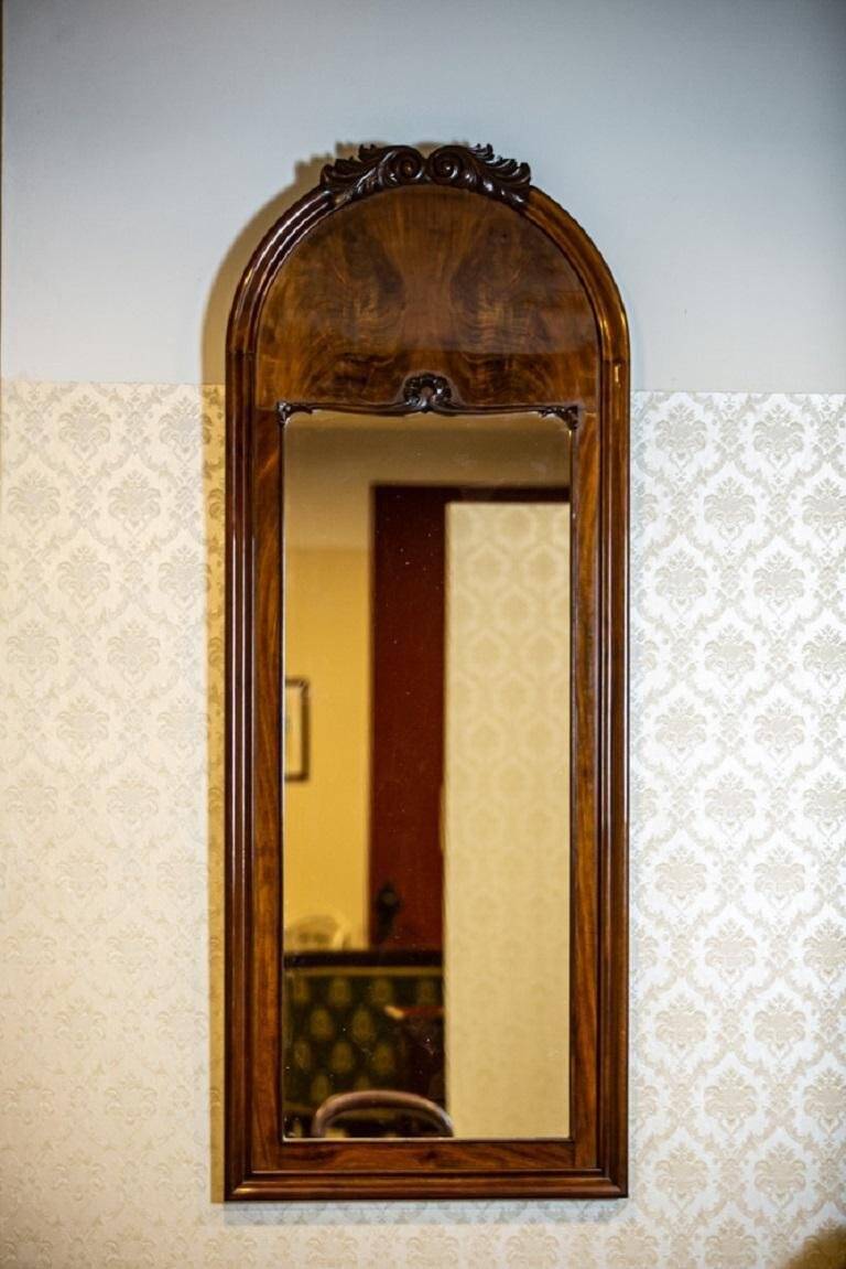 Set of Antique Louis Philippe Mirror and Console Table, 1890s