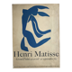 Henri matisse (d'ap.) grand palais, 1970. affiche originale en sérigraphie la chevelure