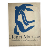 Henri matisse (after) grand palais, 1970. original silkscreen poster la chevelure