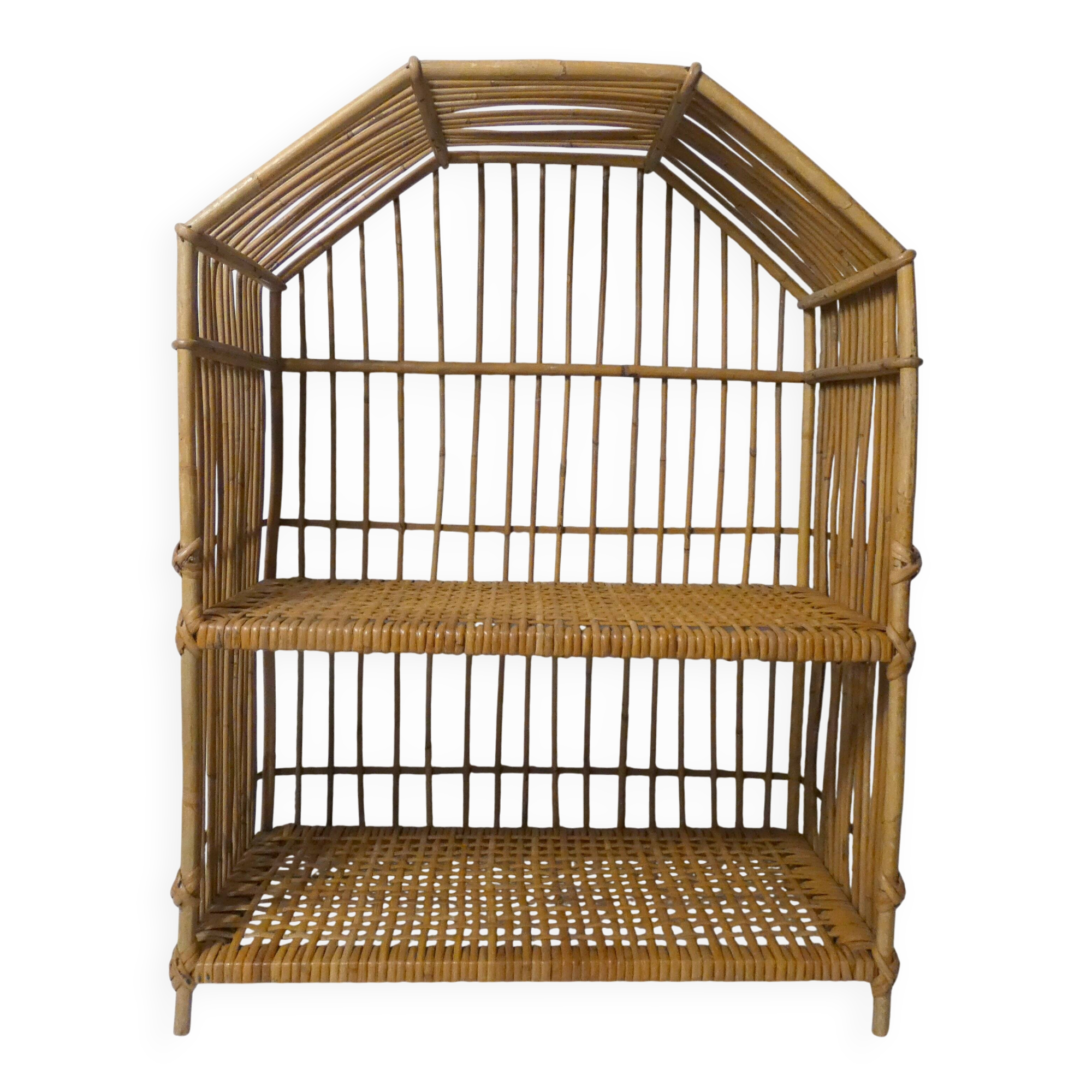 rattan shelf