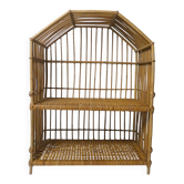 étagère en rotin