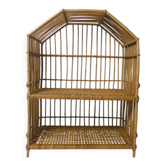 rattan shelf