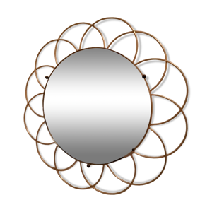 miroir soleil, fleur