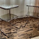 Two vintage 1970s bedside tables/coffee tables/side tables