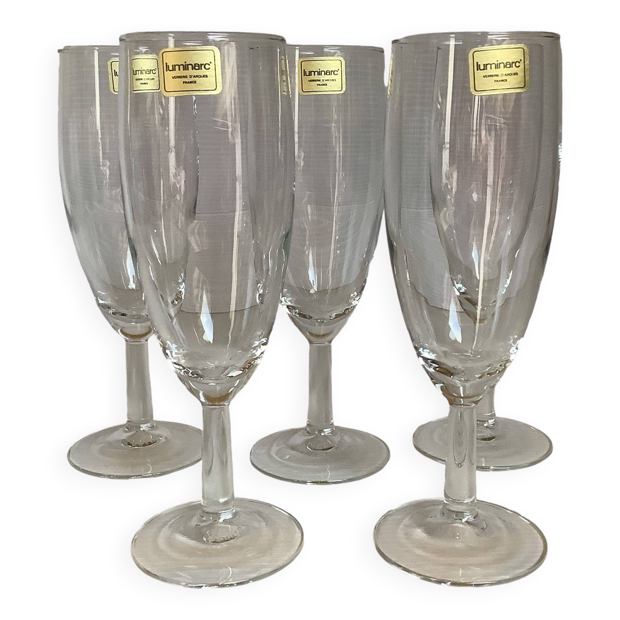 5 flûtes à champagne Luminarc