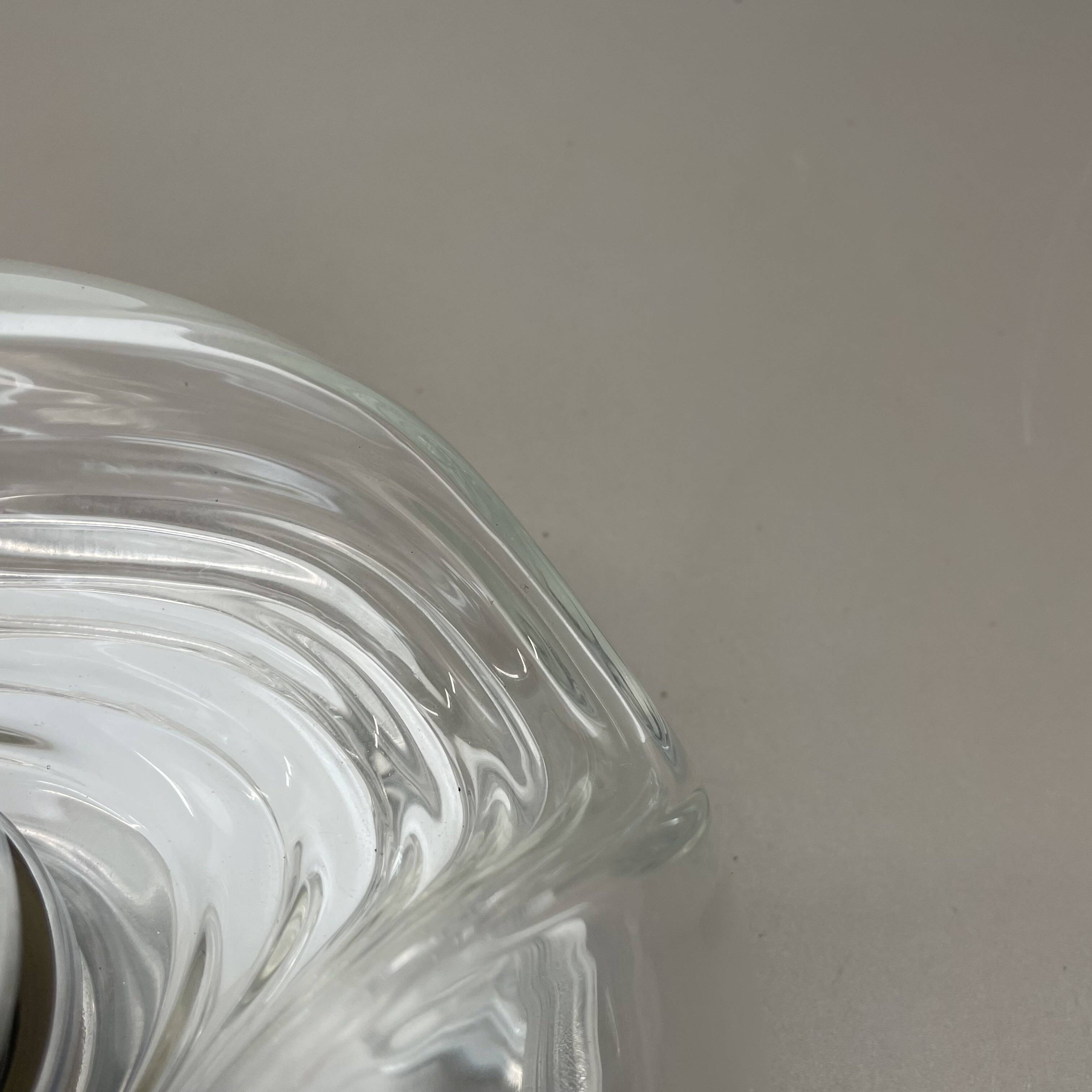 22cm "Wave" Wall Ceiling Light by Koch and Lowy, Peill & Putzler, Germany